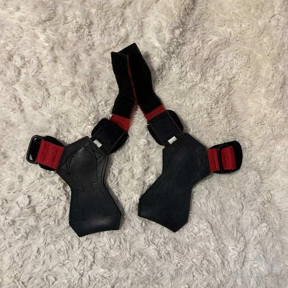Gymreapers Black and Red Lifting Straps Small - Picture 3 of 6